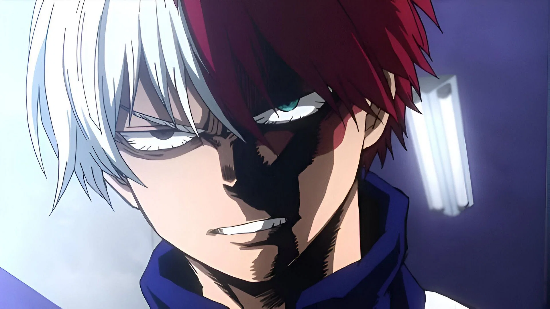 Visual de Dabi vs. Shoto para sétima temporada de My Hero Academia