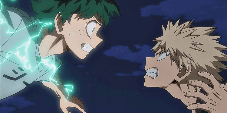 Poder de Deku e Bakugo