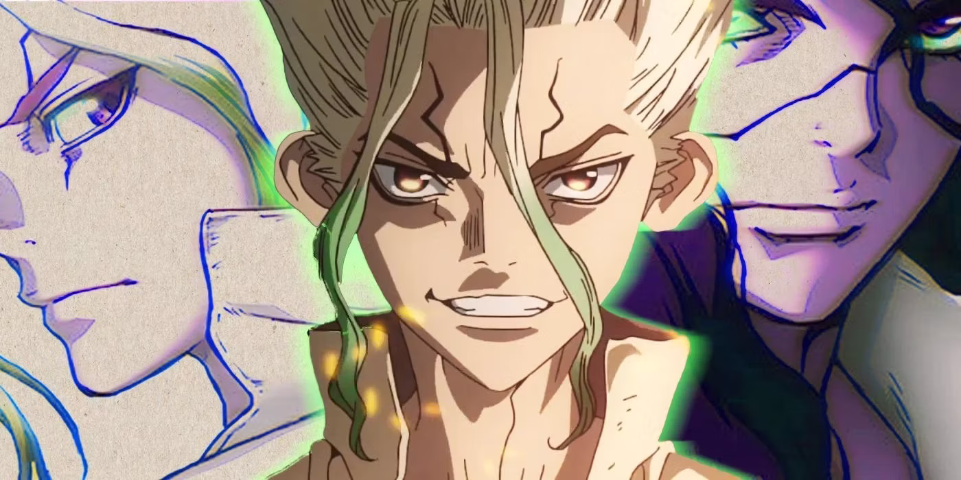 personagens mais fortes do anime Dr. Stone