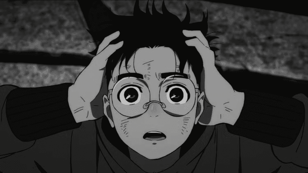 Okarun e Ken Takakura em Dan Da Dan