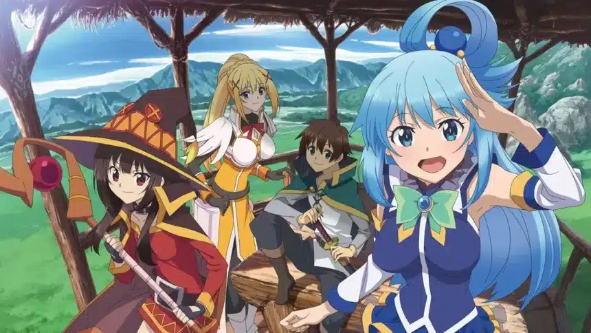 Os 10 momentos mais engraçados do anime Konosuba