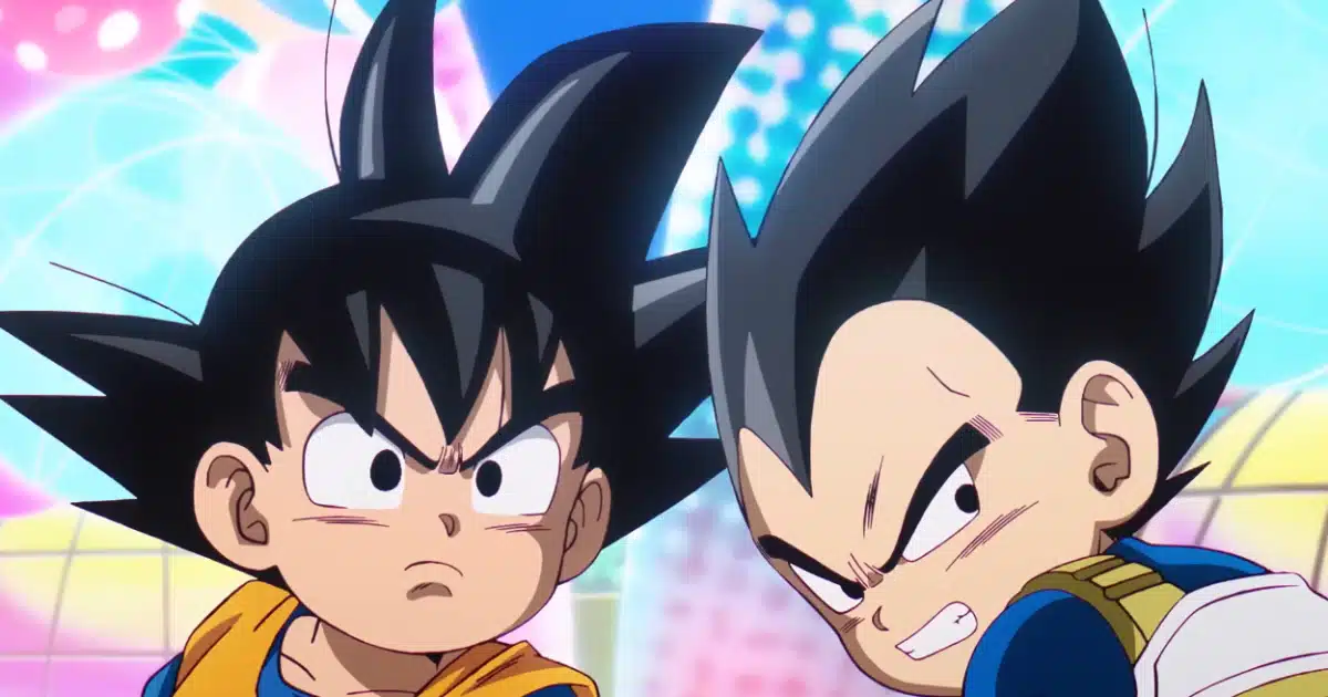 Goku e Vegeta juntos em Dragon Ball Daima Episódio 18