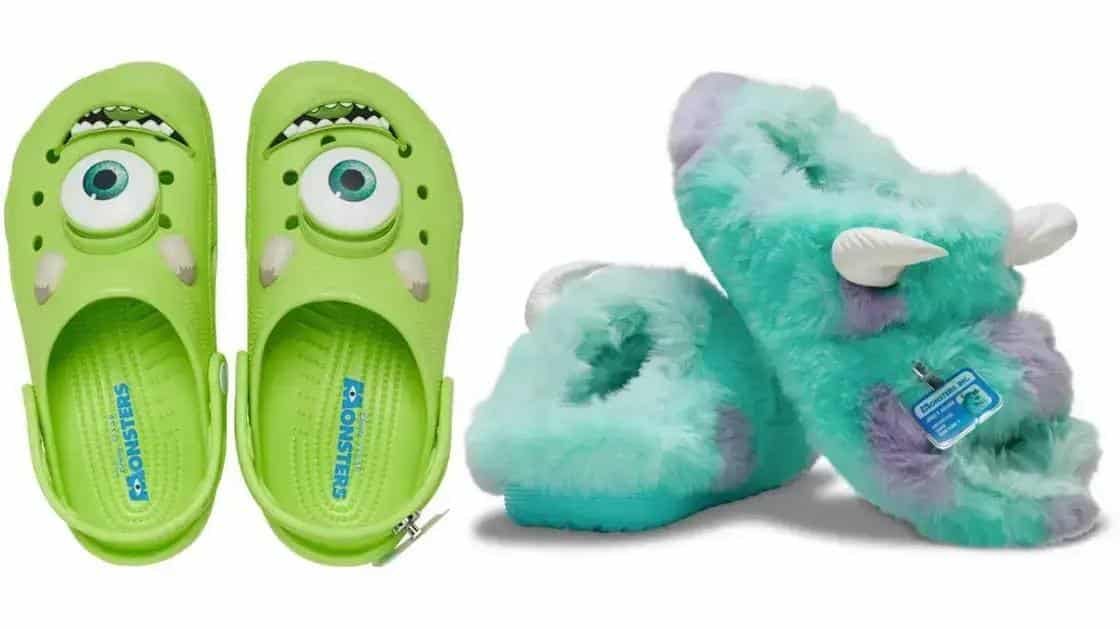 Coleção Monsters, Inc. da Crocs chega com novidades imperdíveis
