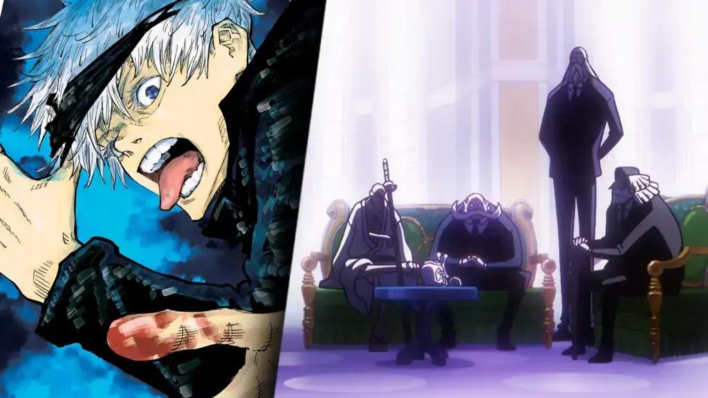 Akutami Gege, criador de Jujutsu Kaisen, ilustra os Cinco Anciãos para jogo de cartas One Piece