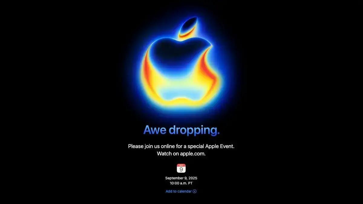 Apple confirma evento para lançamento do iPhone 17 em 9 de setembro