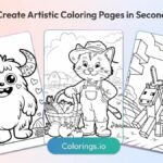 Colorings.io: A revolução em páginas de colorir com IA para todas as idades