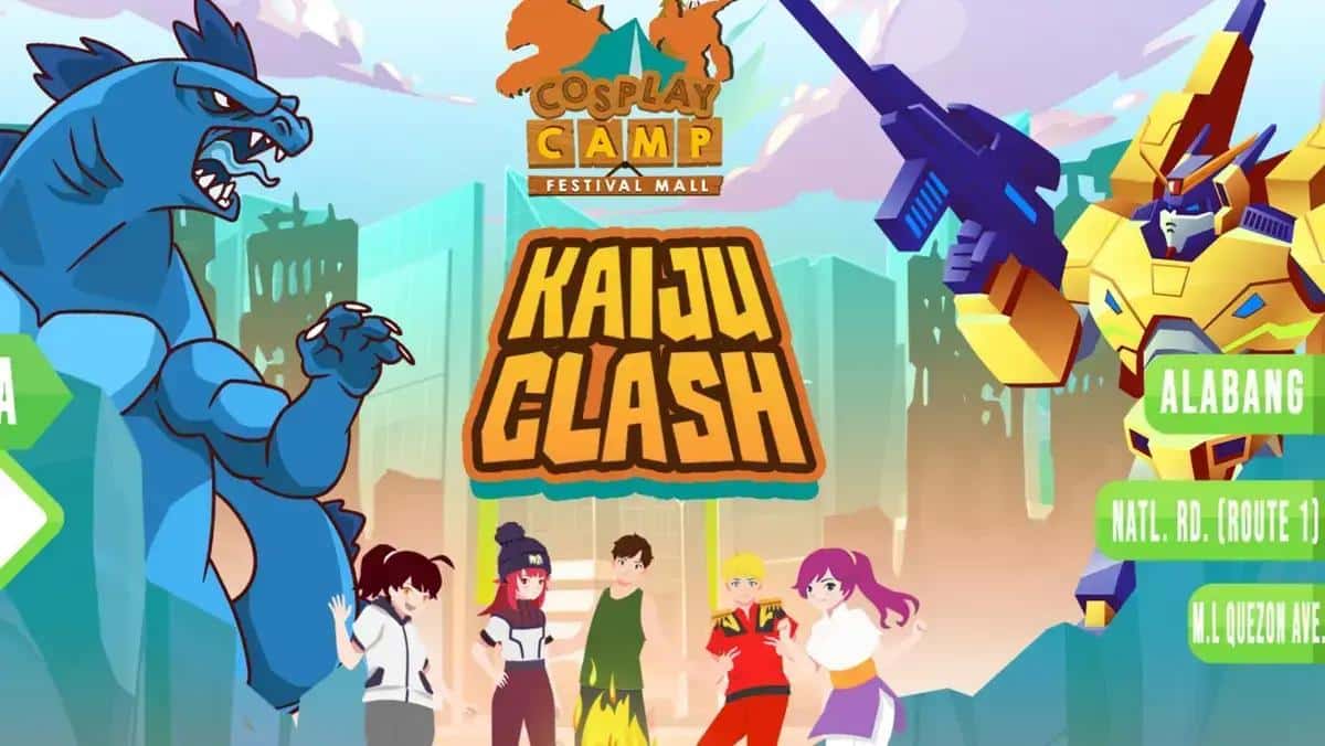 Cosplay Camp 2025: Kaiju Clash agita Festival Mall em Alabang no fim de agosto