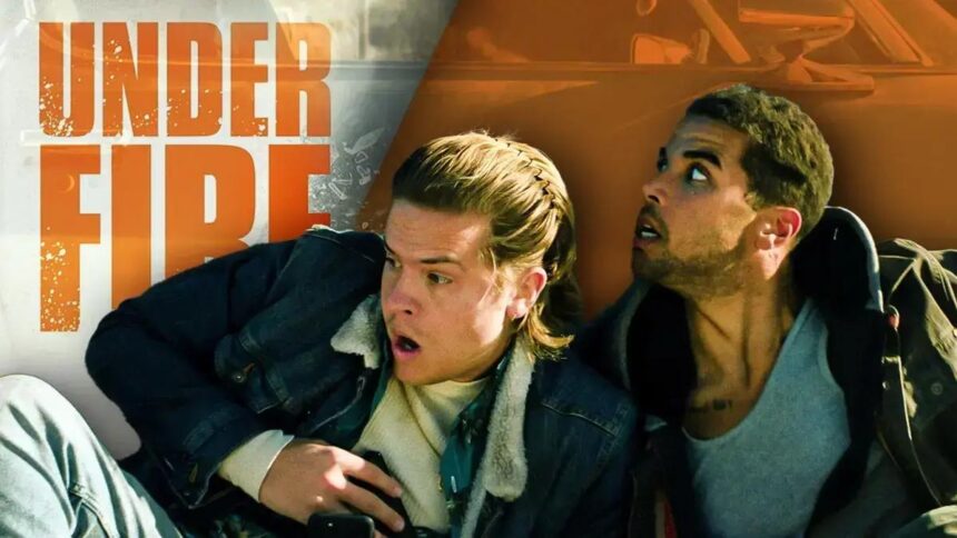 Dylan Sprouse e Mason Gooding brilham na ação e comédia de Under Fire