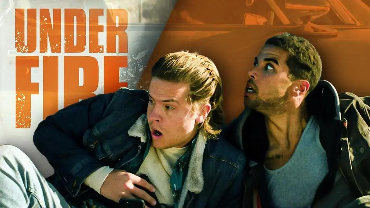 Dylan Sprouse e Mason Gooding brilham na ação e comédia de Under Fire