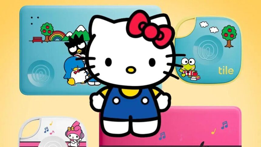 Nova coleção Tile x Hello Kitty traz rastreadores Bluetooth com design Sanrio