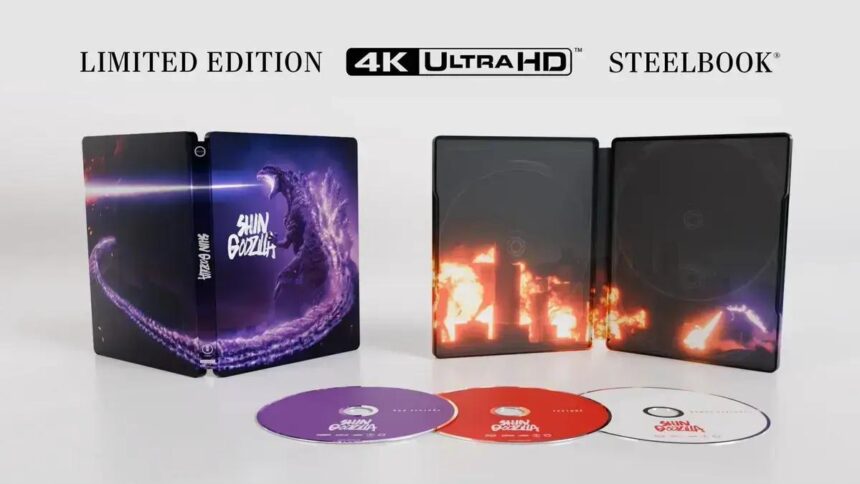 Shin Godzilla retorna em 4K Blu-ray com edição limitada e restauração inédita