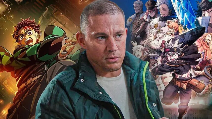 Channing Tatum se declara fã de Black Clover em estreia de Demon Slayer no EUA