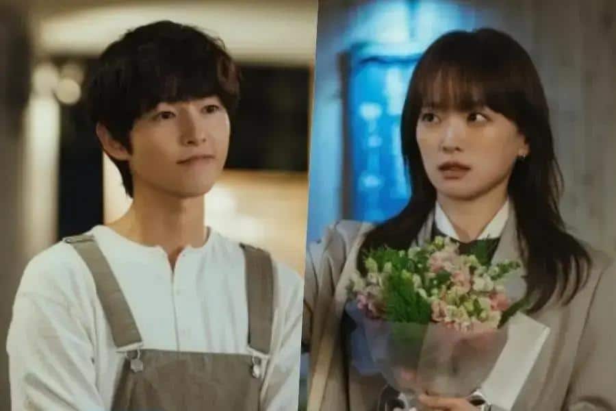 Song Joong Ki declara seu amor com flores para Chun Woo Hee em My Youth