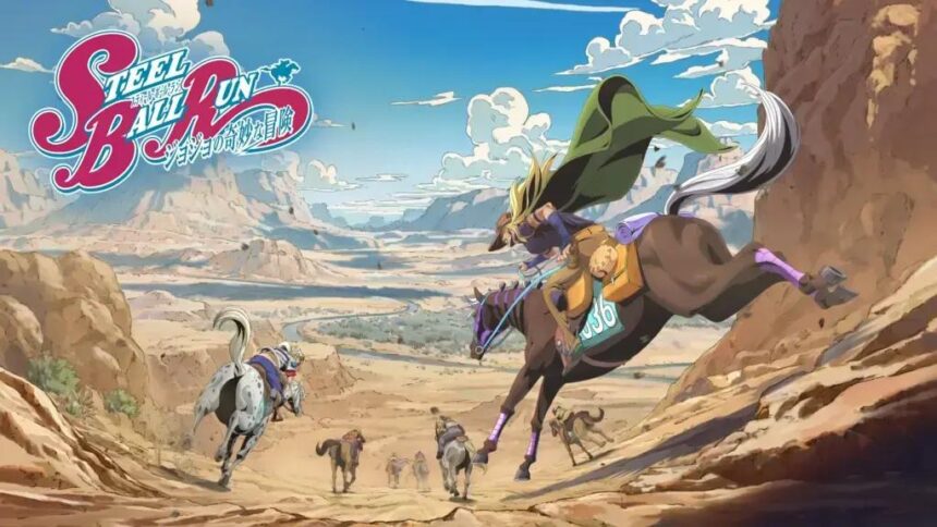Steel Ball Run: Novo anime de JoJo’s estreia em 2026 com exclusividade na Netflix