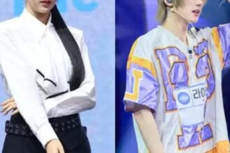 Yoon Jiyoon, ex-integrante do IZNA, é vista com trainees após saída do grupo