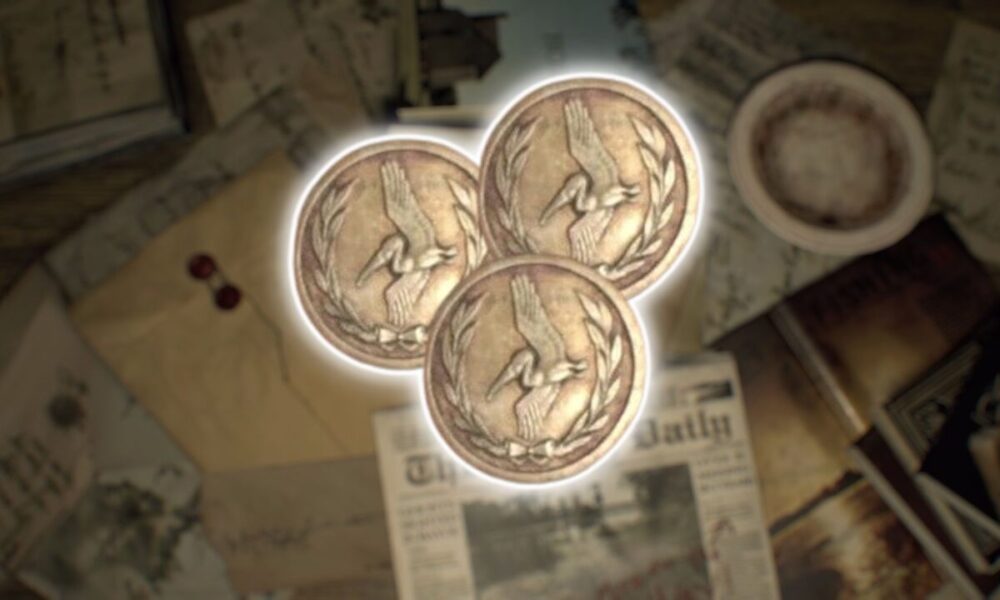 Moedas Antigas Resident Evil 7