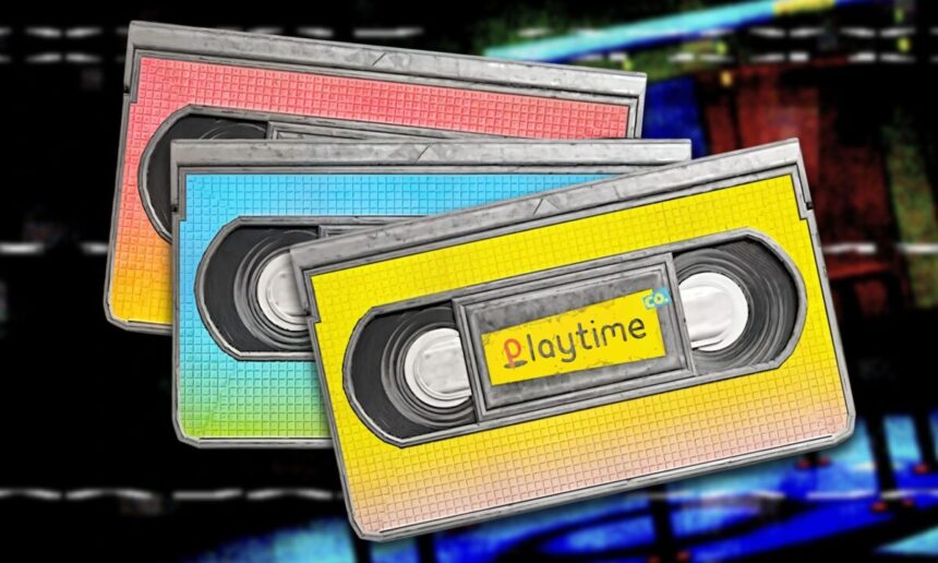 VHS tapes Poppy Playtime