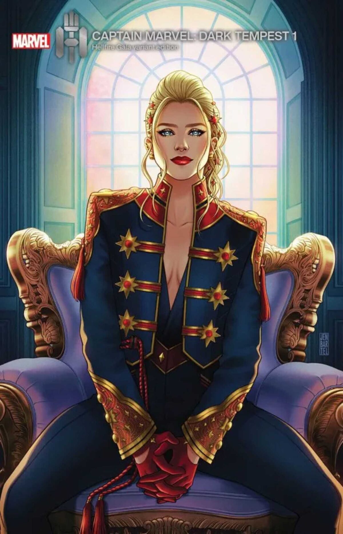CAPTAIN MARVEL NEW COSTUME VARIANT COVER