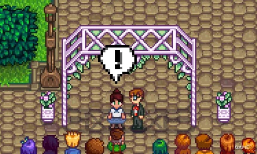 casamento Stardew Valley
