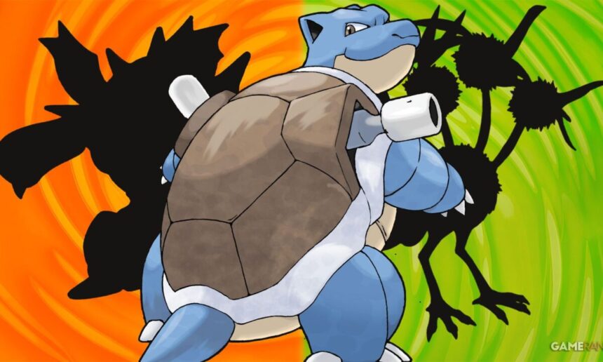 composição de equipe Blastoise