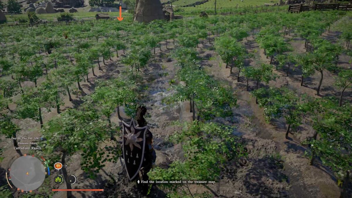 crimson-desert-buried-treasure-quest-farmhouse-shelves-find-examine-trace-from-ursula-journal - go to third piece