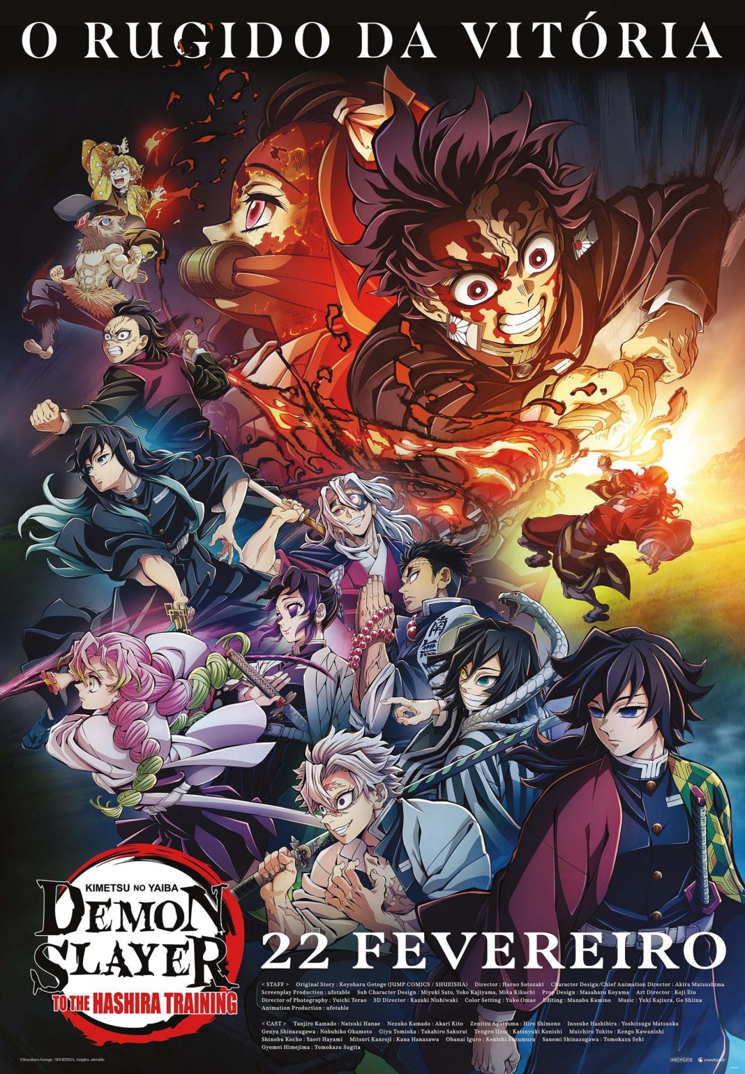 DEMON SLAYER KIMETSU NO YAIBA -TO THE HASHIRA TRAINING- poster Portugal