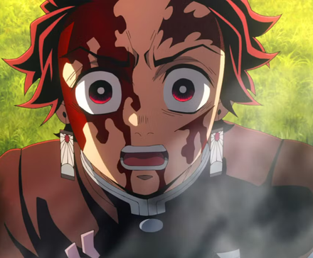 Demon Slayer Tanjiro Shocked