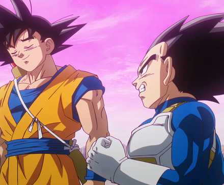 Goku and Vegeta in the finale