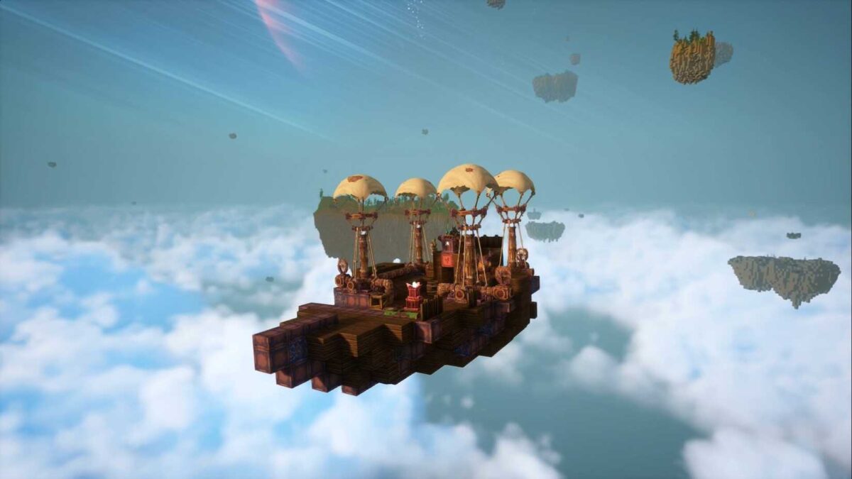 A flying ship in Everwind