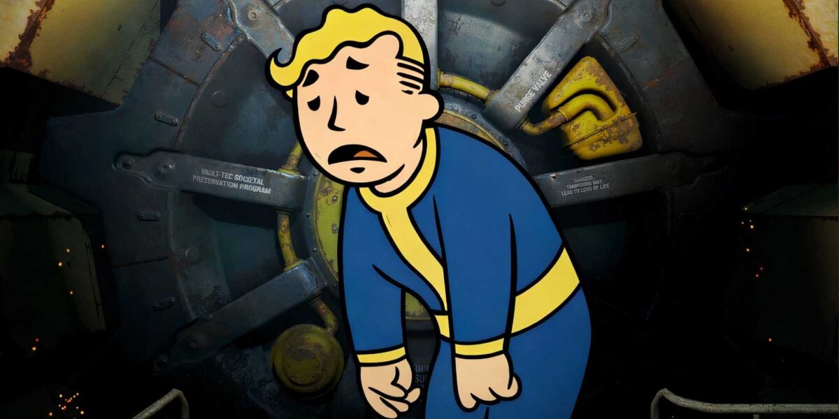 Fallout 5 sad in front of vault