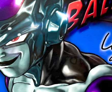 picture: black frieza in illustration shown at jump festa 2025.