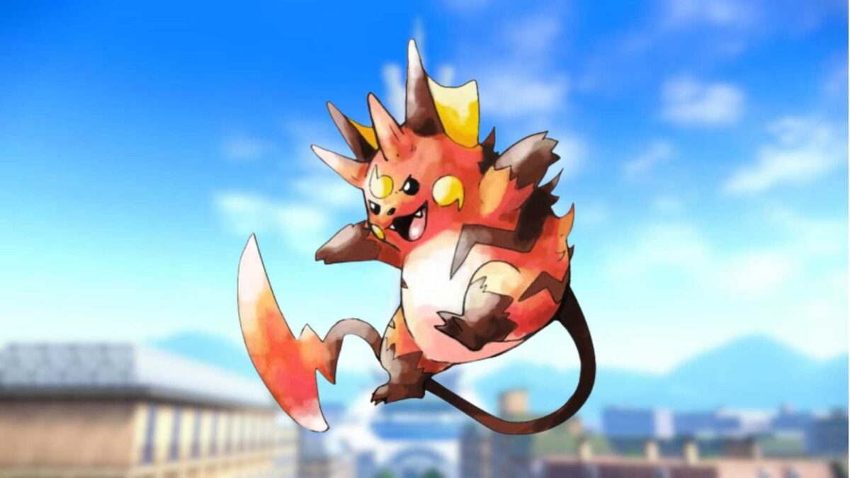 Gorachu on a Winds and Waves blurred background