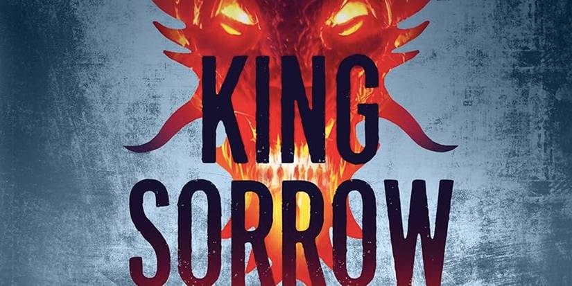 King Sorrow book cover shows a dragon with the title