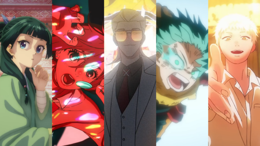 melhores aberturas e encerramentos de anime 2025