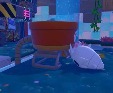 mixing concrete pokopia