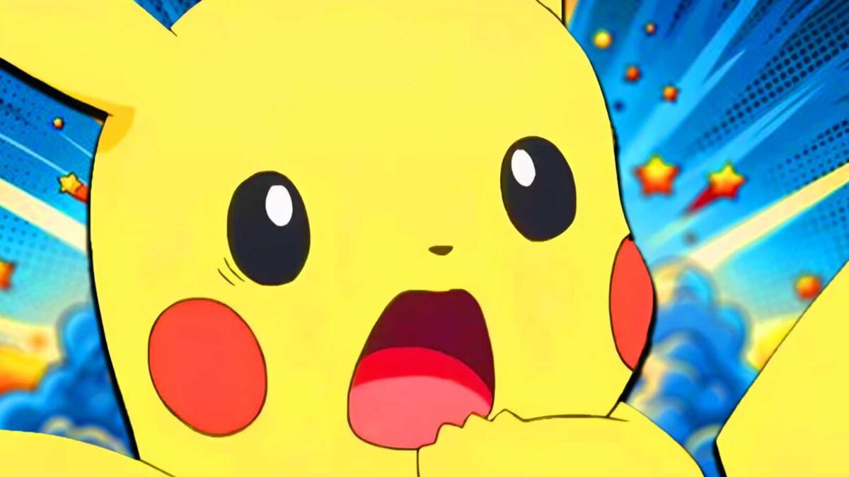 Pokemon's Pikachu Looking Shocked