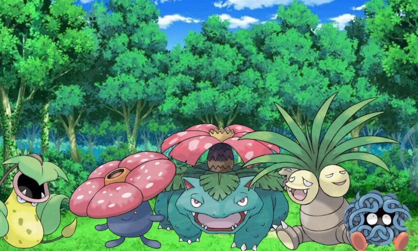 Pokémon do Tipo Grama