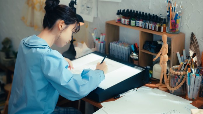 Rin Kurusu screenshot Believer draw manga (2)