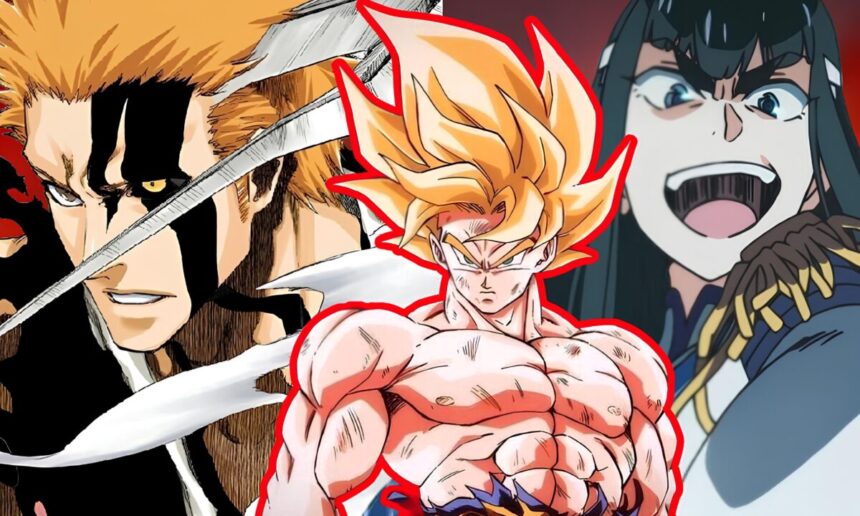 transformações de animes