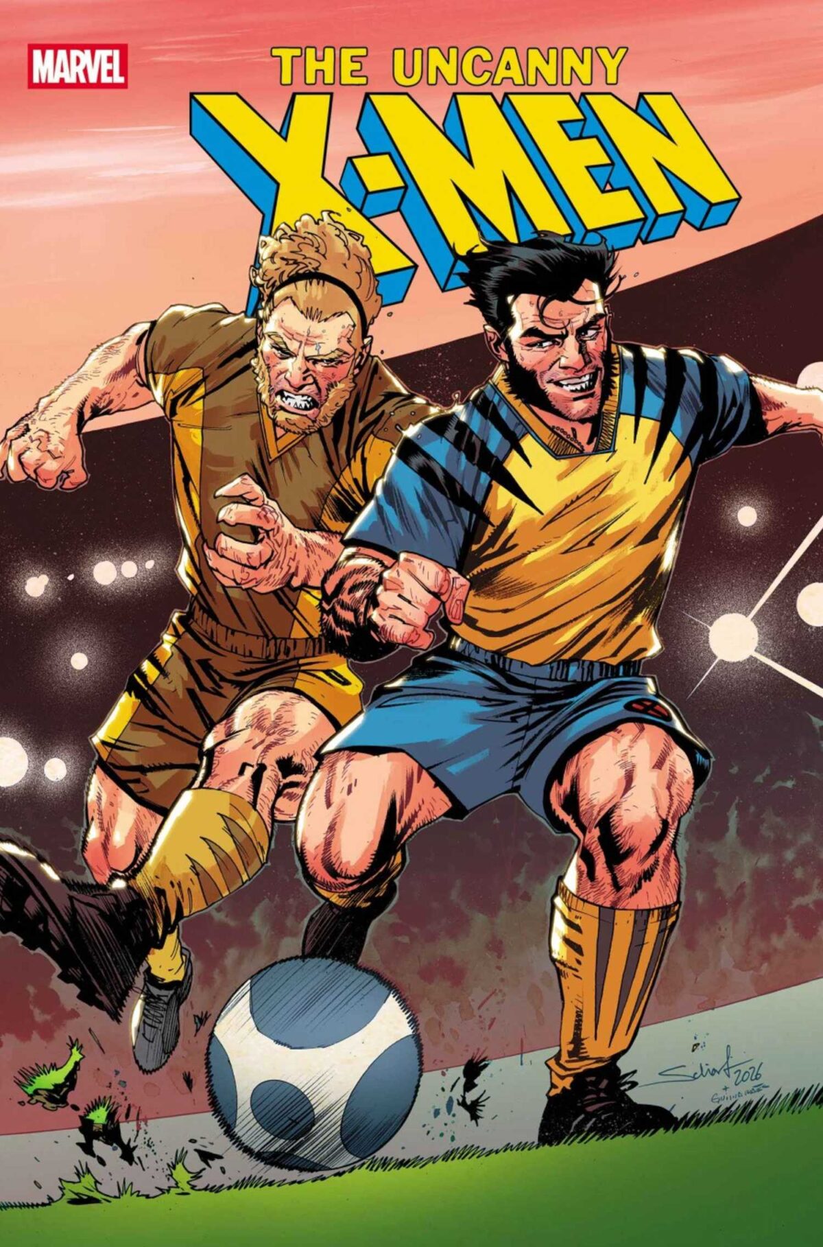 Uncanny X-Men #29 Jonas Scharf Marvel Soccer Variant