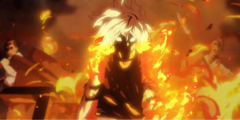 Gabimaru uses ninjutsu in Hell's Paradise