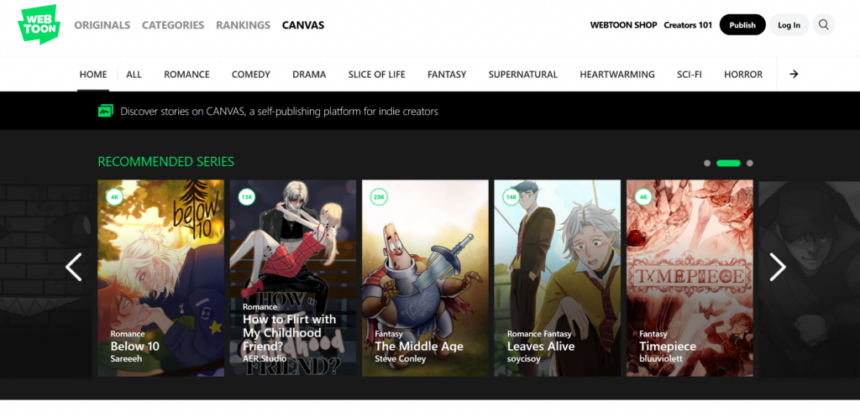 WEBTOON CANVAS Unificada