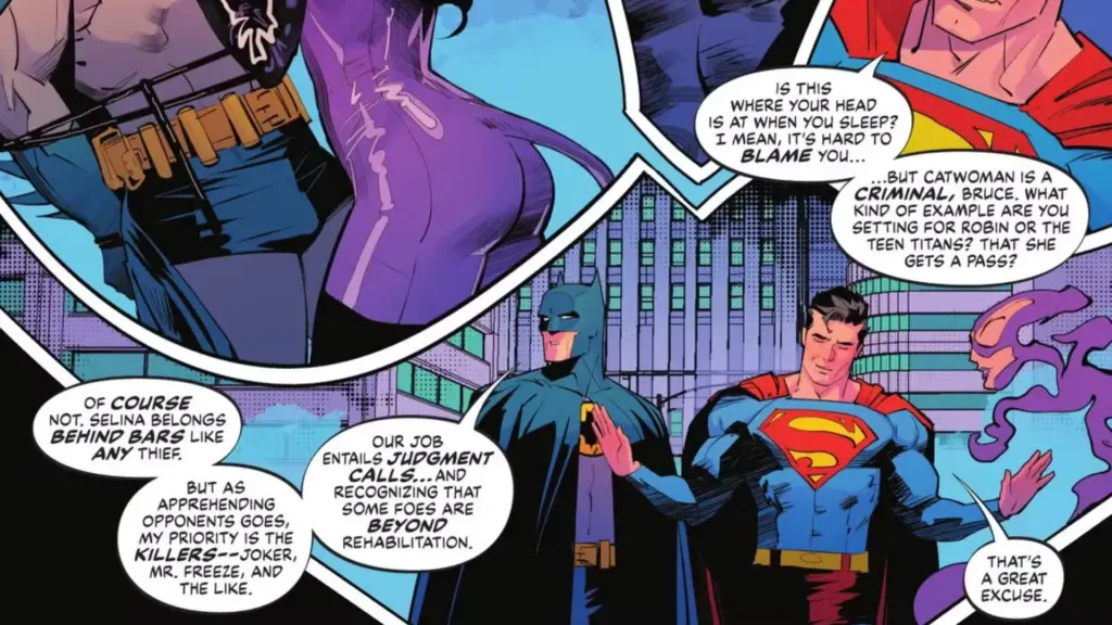 Batman e Superman argumentando em uma nova HQ da DC