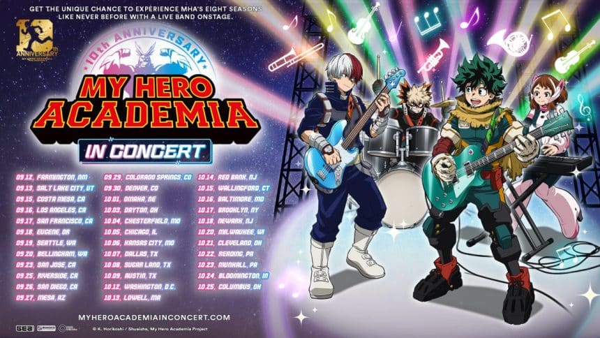 My Hero Academia: Turnê Musical Conquista os EUA - My Hero Academia turnê musical