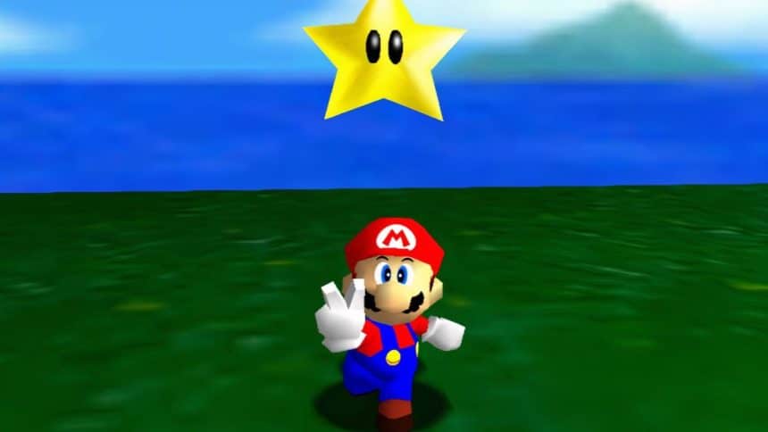 Gamer Desafia Limites: Super Mario 64 Apenas com os Olhos - Super Mario 64