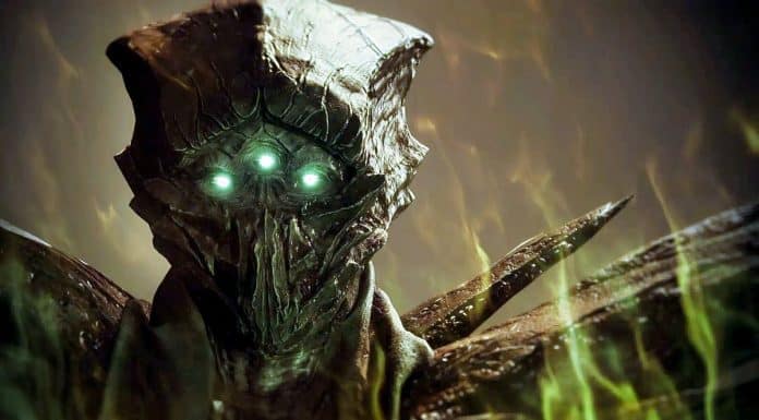 Os Bastidores de Destiny 2: Christopher Barrett Revela a Origem de Oryx e do Logo Icônico Logo de Destiny 2 com Oryx ao fundo