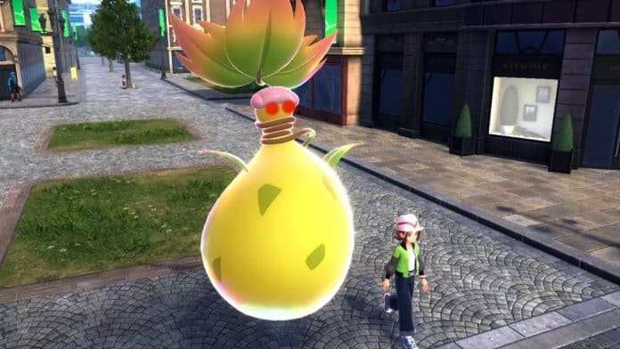 A emocionante captura de um Pokémon shiny em Pokémon Legends: Z-A Captura de tela de Pokémon Legends: Z-A mostrando um Pokémon shiny