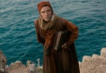 Nas Mãos de Dante: Trailer Revela Ação e Intriga em Grande Estilo Pôster do filme Nas Mãos de Dante com elenco renomado.