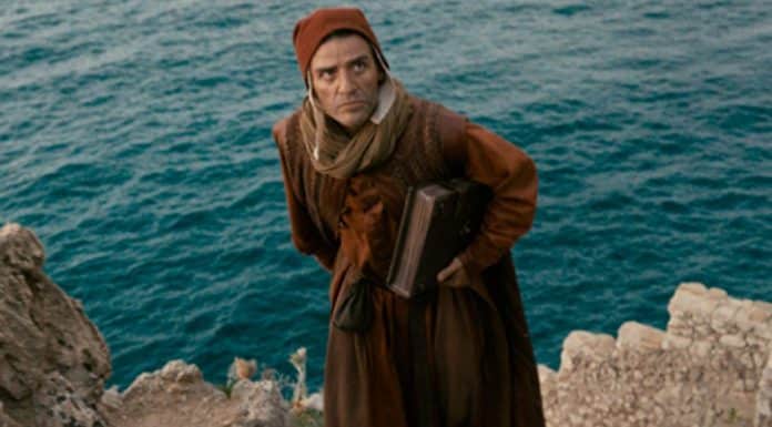 Nas Mãos de Dante: Trailer Revela Ação e Intriga em Grande Estilo Pôster do filme Nas Mãos de Dante com elenco renomado.