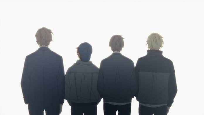 Play it Cool, Guys - Anime sobre amizade e erros cotidianos. Cena do anime Play it Cool, Guys com personagens em uma situação embaraçosa.